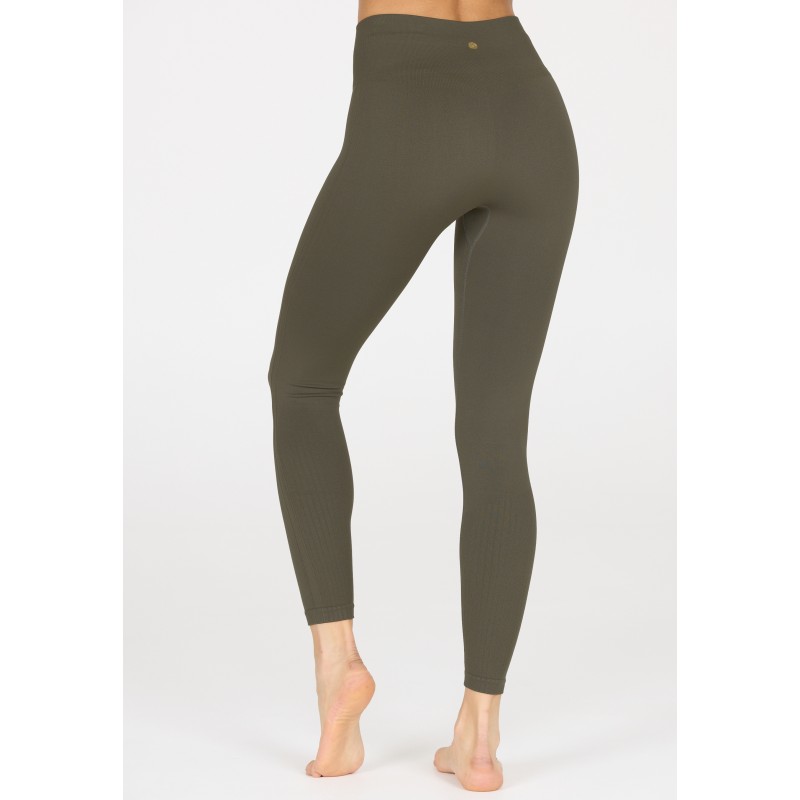 Athlecia Γυναικείο κολάν Nagar Seamless χακί Athlecia Γυναικείο κολάν Nagar Seamless χακί
