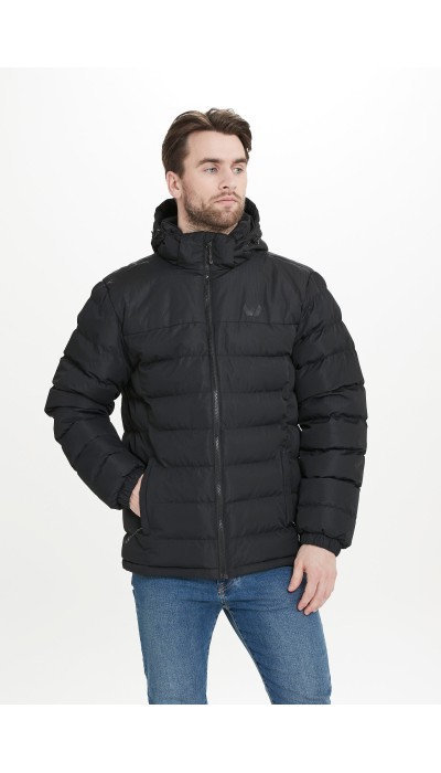 Whistler Ανδρικό μπουφάν με κουκούλα Carseno puff μαύρο Whistler Ανδρικό μπουφάν με κουκούλα Carseno puff μαύρο