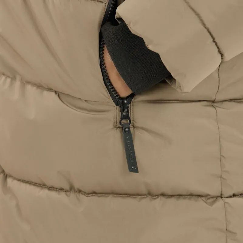 Whistler Γυναικείο μακρύ μπουφάν με κουκούλα Amaret μπεζ