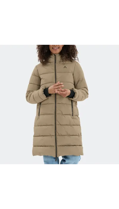 Whistler Γυναικείο μακρύ μπουφάν με κουκούλα Amaret μπεζ Whistler Γυναικείο μακρύ μπουφάν με κουκούλα Amaret μπεζ