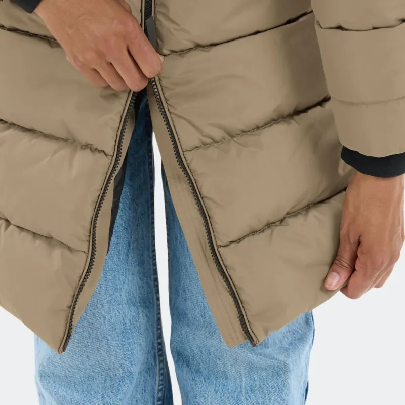 Whistler Γυναικείο μακρύ μπουφάν με κουκούλα Amaret μπεζ