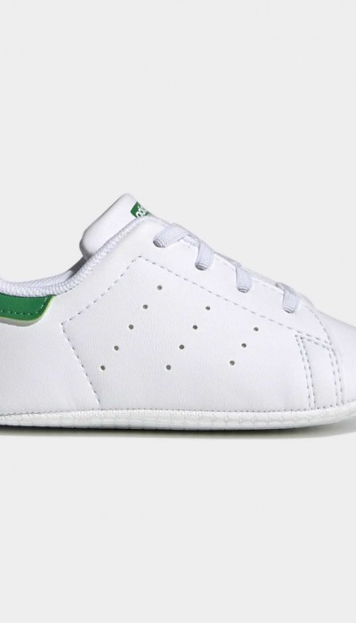 Adidas Βρεφικά παπούτσια αγκαλιάς Stan Smith άσπρα