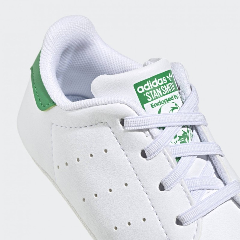 Adidas Βρεφικά παπούτσια αγκαλιάς Stan Smith άσπρα