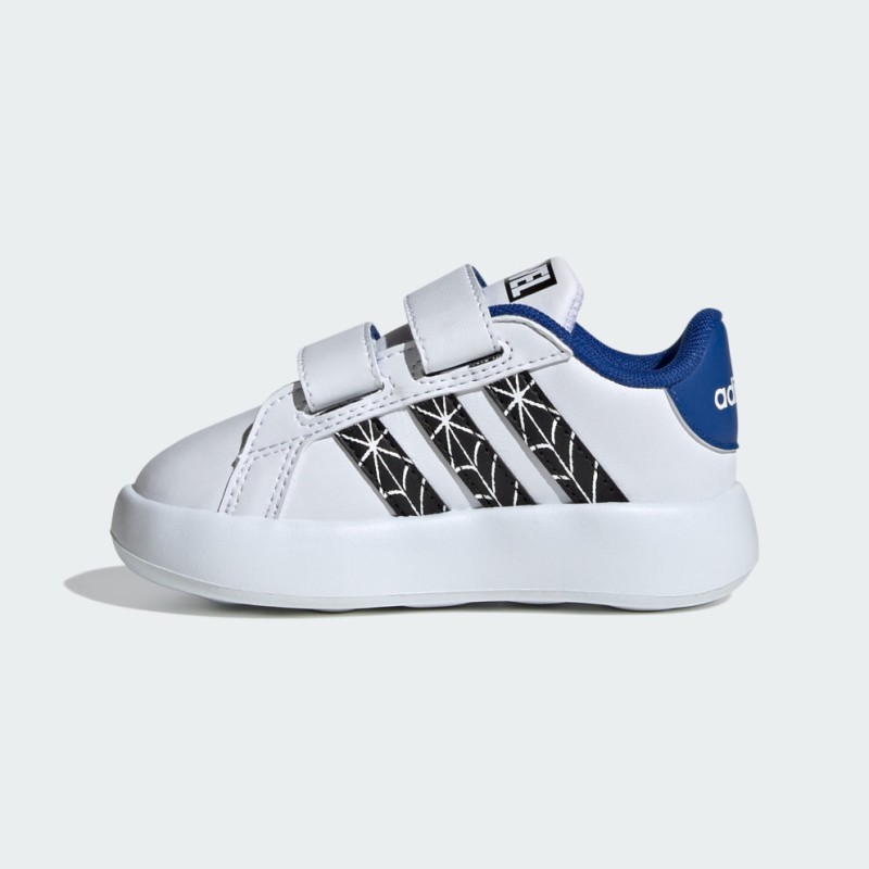 Adidas Παιδικά Sneakers Spiderman Grand Court Άσπρα Adidas Παιδικά Sneakers Spiderman Grand Court Άσπρα