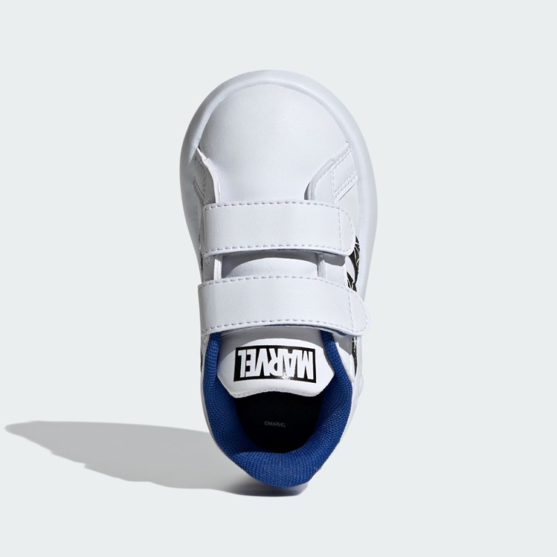 Adidas Παιδικά Sneakers Spiderman Grand Court Άσπρα Adidas Παιδικά Sneakers Spiderman Grand Court Άσπρα