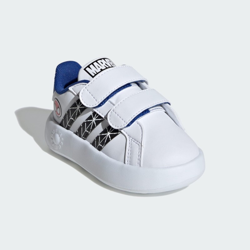 Adidas Παιδικά Sneakers Spiderman Grand Court Άσπρα Adidas Παιδικά Sneakers Spiderman Grand Court Άσπρα