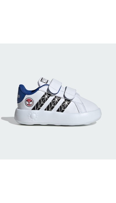 Adidas Παιδικά Sneakers Spiderman Grand Court Άσπρα 