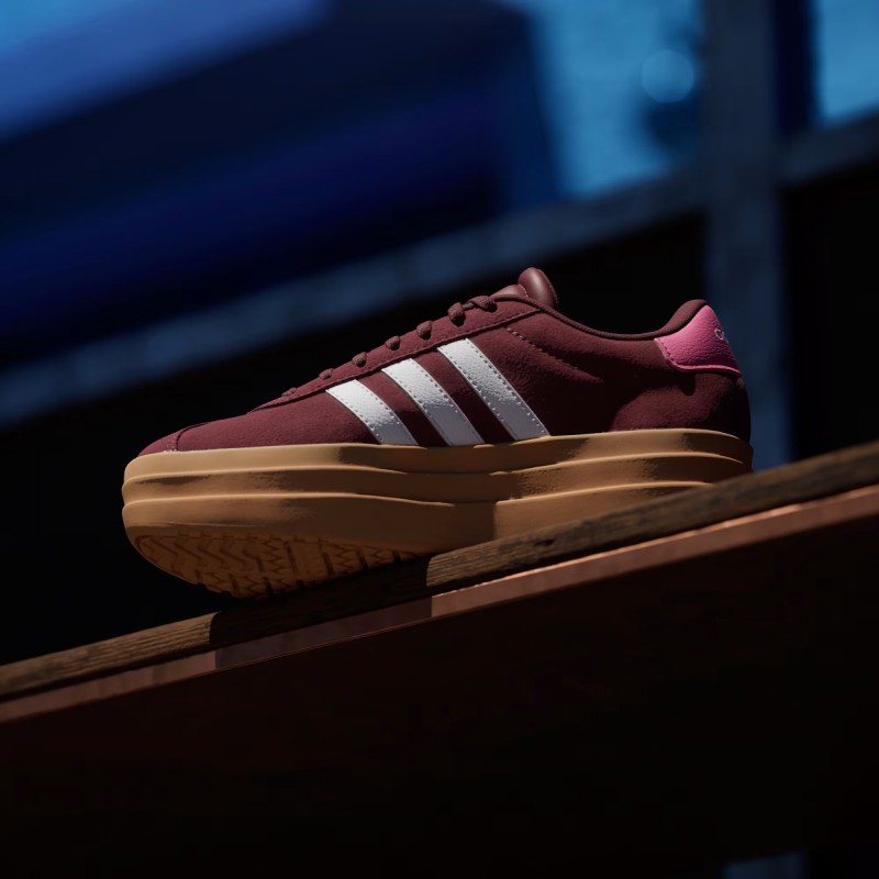 Adidas Γυναικεία αθλητικά sneakers Vl court Bold μπορντώ Adidas Γυναικεία αθλητικά sneakers Vl court Bold μπορντώ