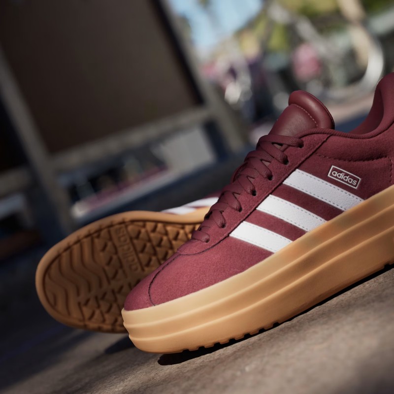 Adidas Γυναικεία αθλητικά sneakers Vl court Bold μπορντώ Adidas Γυναικεία αθλητικά sneakers Vl court Bold μπορντώ