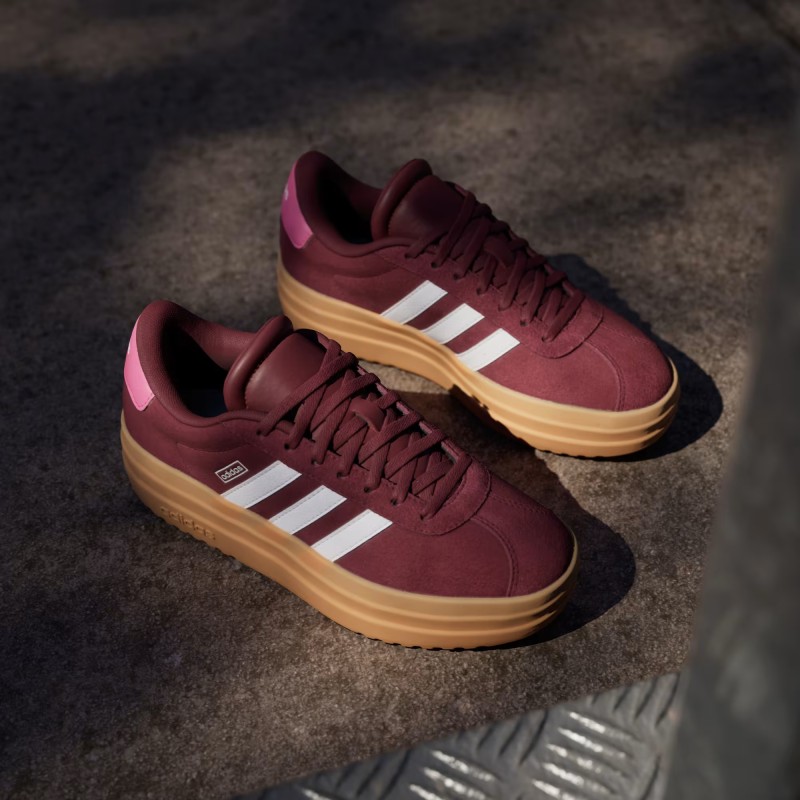 Adidas Γυναικεία αθλητικά sneakers Vl court Bold μπορντώ Adidas Γυναικεία αθλητικά sneakers Vl court Bold μπορντώ