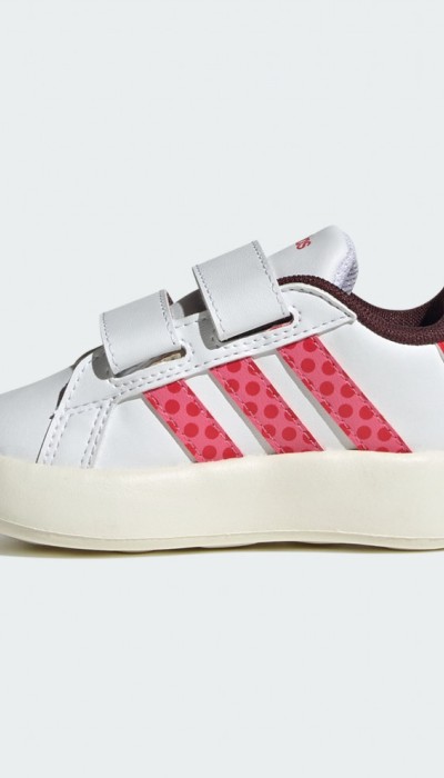 Adidas Παιδικά Sneakers Minnie Grand Court Άσπρα 