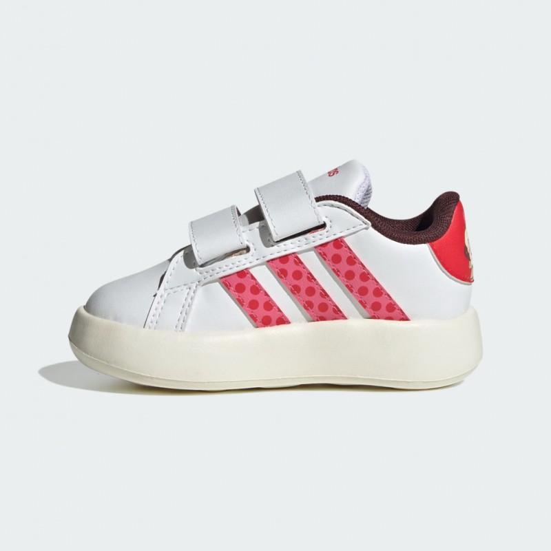 Adidas Παιδικά Sneakers Minnie Grand Court Άσπρα 