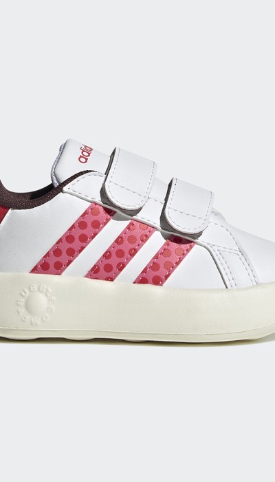Adidas Παιδικά Sneakers Minnie Grand Court Άσπρα 