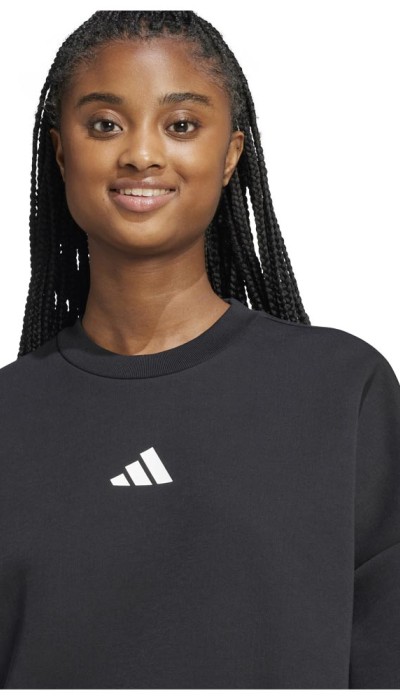 Adidas Γυναικεία μπλούζα Future icons 3stripes μαύρη