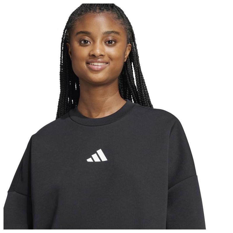 Adidas Γυναικεία μπλούζα Future icons 3stripes μαύρη