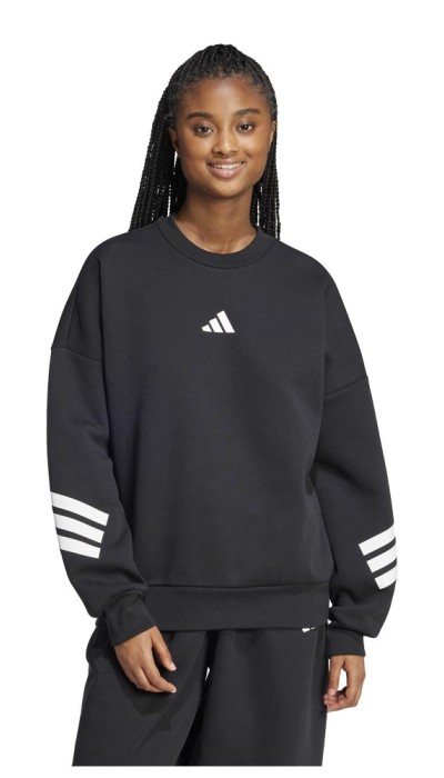 Adidas Γυναικεία μπλούζα Future icons 3stripes μαύρη