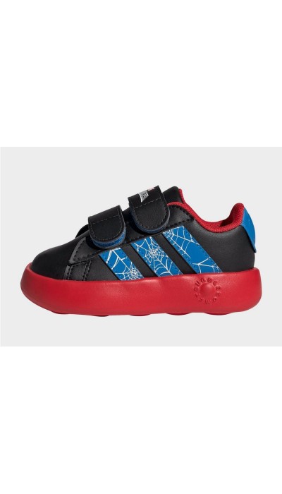 Adidas Παιδικά Sneakers Spiderman Grand Court Άσπρα 