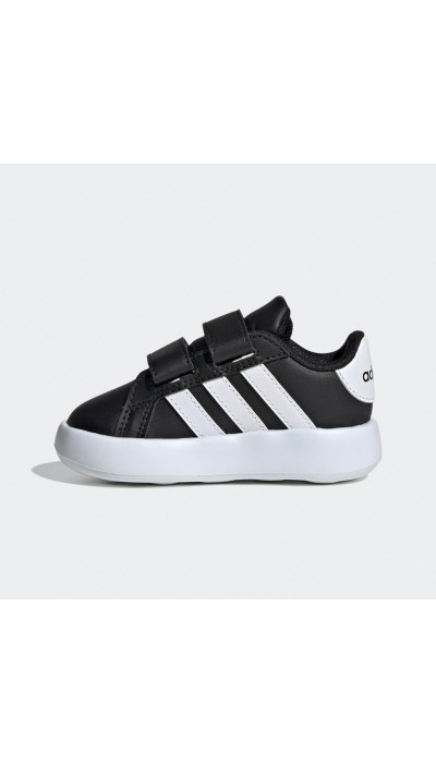 Adidas Παιδικά Sneakers Grand Court Μαύρα