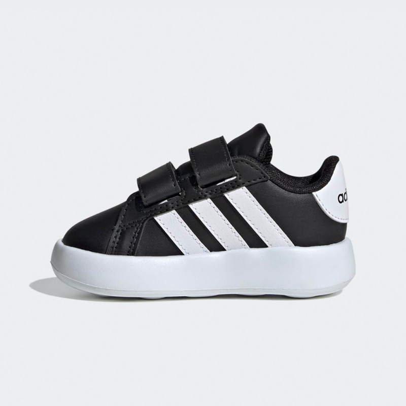 Adidas Παιδικά Sneakers Grand Court Μαύρα