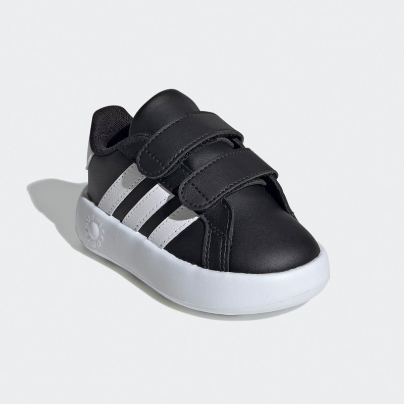 Adidas Παιδικά Sneakers Grand Court Μαύρα