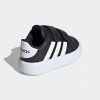 Adidas Παιδικά Sneakers Grand Court Μαύρα