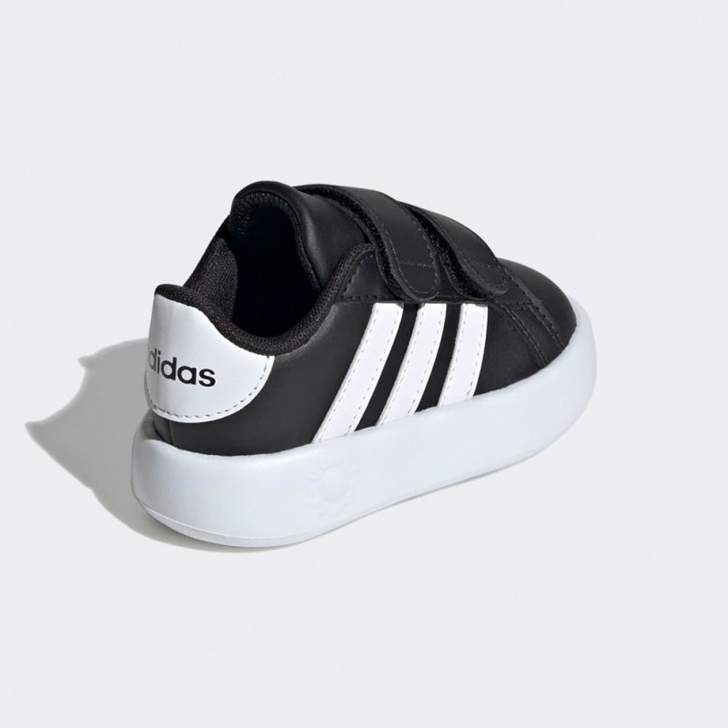 Adidas Παιδικά Sneakers Grand Court Μαύρα