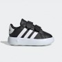 Adidas Παιδικά Sneakers Grand Court Μαύρα