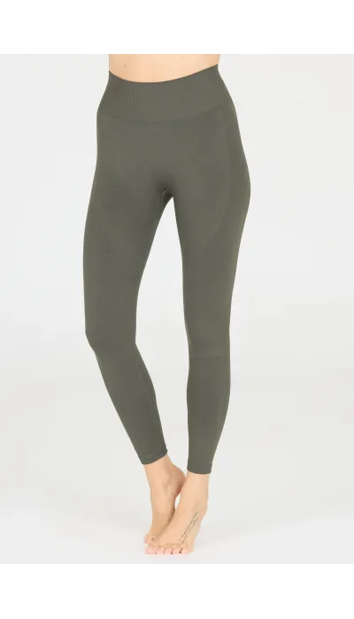 Athlecia Γυναικείο κολάν Seamless χακί