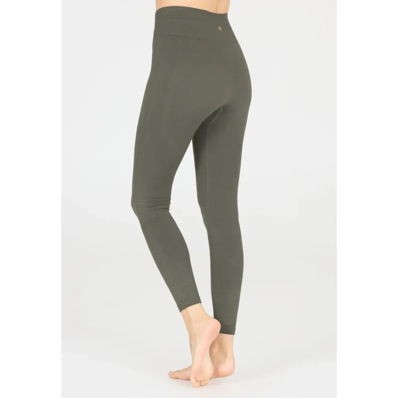 Athlecia Γυναικείο κολάν Seamless χακί Athlecia Γυναικείο κολάν Seamless χακί