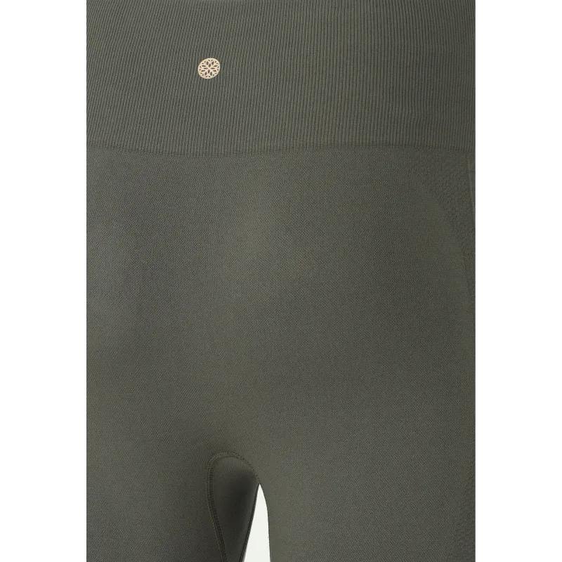 Athlecia Γυναικείο κολάν Seamless χακί Athlecia Γυναικείο κολάν Seamless χακί