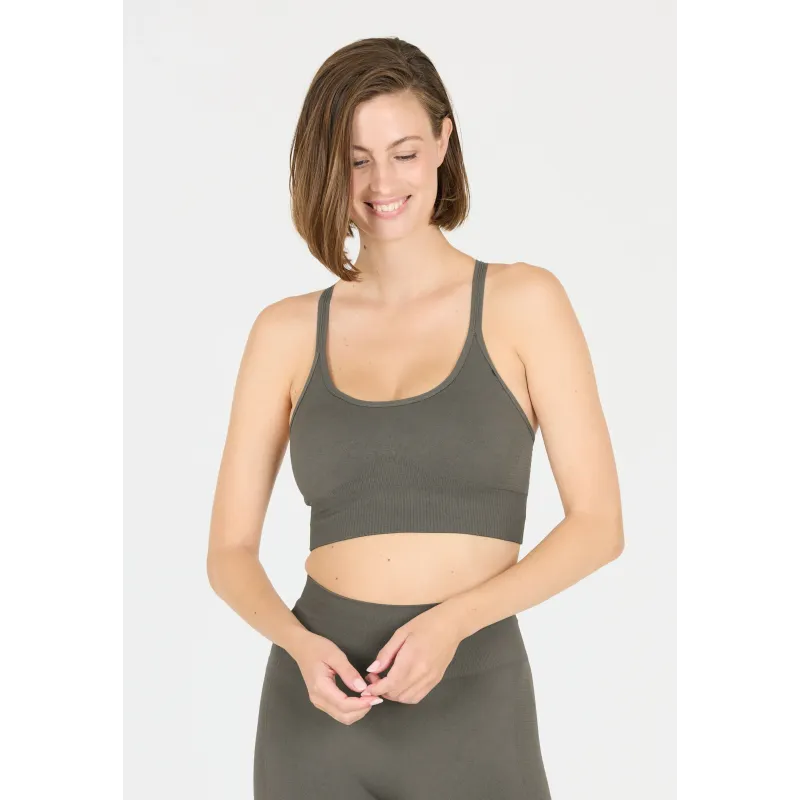 Athlecia Γυναικείο Μπουστάκι Foan Seamless Χαμηλής Υποστήριξης Χακί Athlecia Γυναικείο Μπουστάκι Foan Seamless Χαμηλής Υποστήριξης Χακί