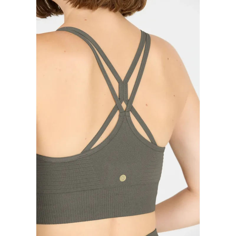 Athlecia Γυναικείο Μπουστάκι Foan Seamless Χαμηλής Υποστήριξης Χακί Athlecia Γυναικείο Μπουστάκι Foan Seamless Χαμηλής Υποστήριξης Χακί