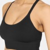 Athlecia Γυναικείο Μπουστάκι Foan Seamless Χαμηλής Υποστήριξης Μαύρο