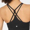 Athlecia Γυναικείο Μπουστάκι Foan Seamless Χαμηλής Υποστήριξης Μαύρο
