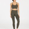 Athlecia Γυναικείο Μπουστάκι Foan Seamless Χαμηλής Υποστήριξης Χακί