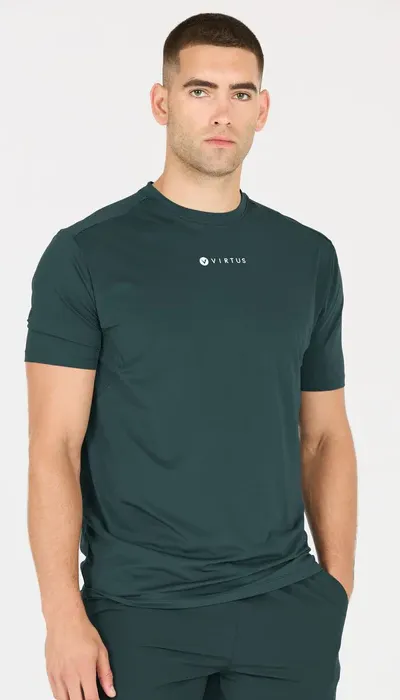 Virtus Ανδρική κοντομάνικη μπλούζα Rey πετρόλ