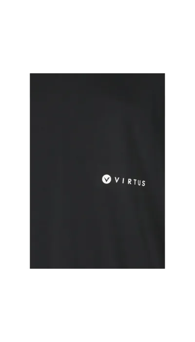 Virtus Ανδρική κοντομάνικη μπλούζα Quick-dry Leroy μαύρη