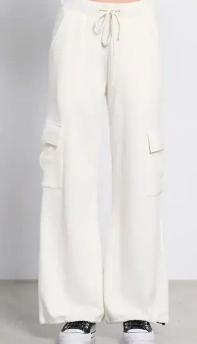 BodyTalk Γυναικεία παντελόνα cargo εκρού