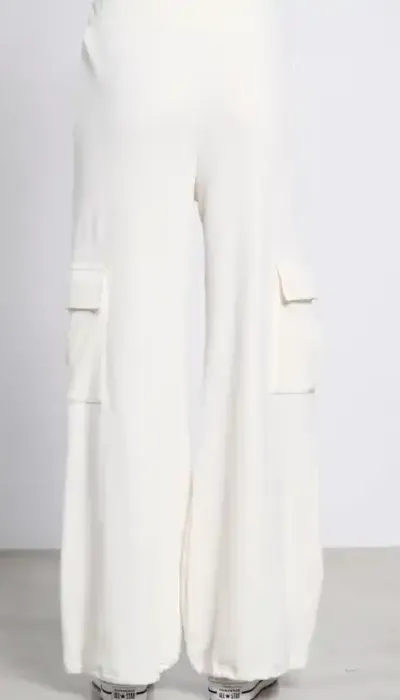 BodyTalk Γυναικεία παντελόνα cargo εκρού