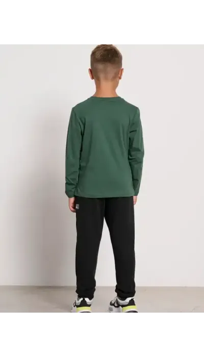 BodyTalk Παιδικό παντελόνι φόρμας unisex μαύρο