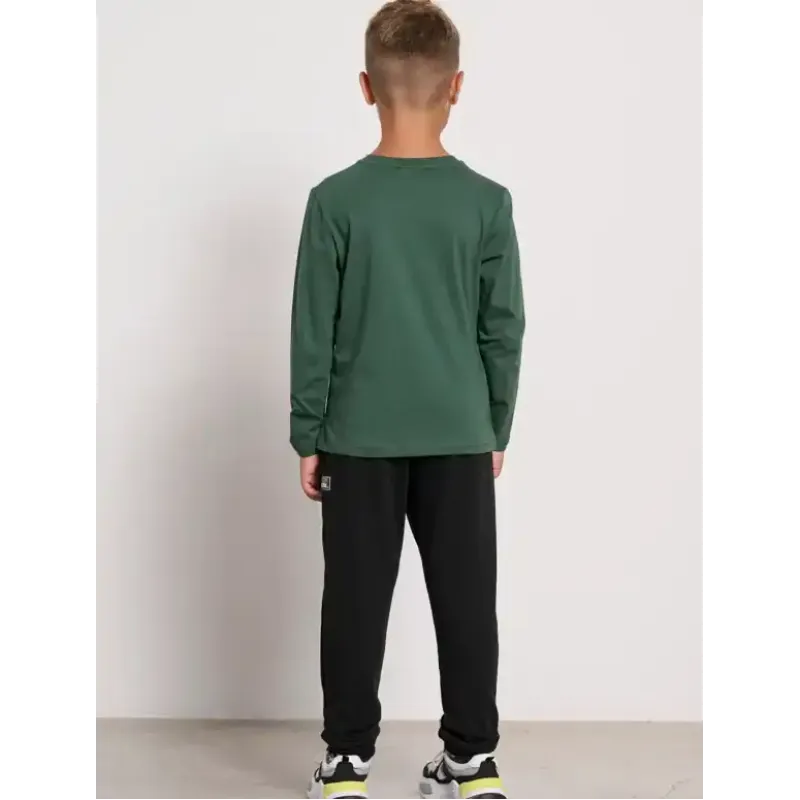 BodyTalk Παιδικό παντελόνι φόρμας unisex μαύρο BodyTalk Παιδικό παντελόνι φόρμας unisex μαύρο