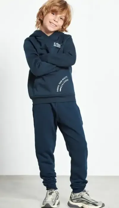 BodyTalk Παιδικό παντελόνι φόρμας unisex μπλε