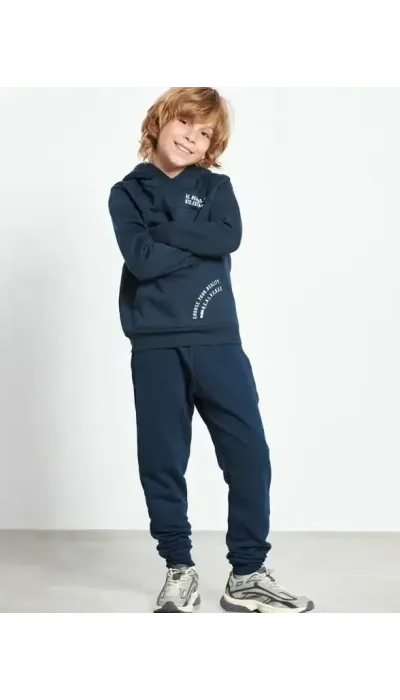 BodyTalk Παιδικό παντελόνι φόρμας unisex μπλε