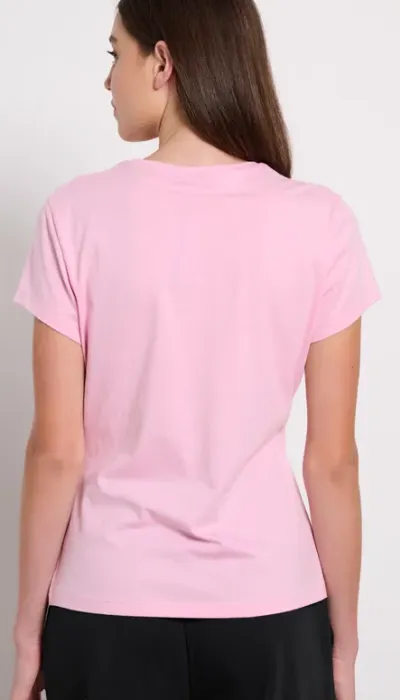 BodyTalk Γυναικεία Μπλούζα Κοντομάνικη Ροζ