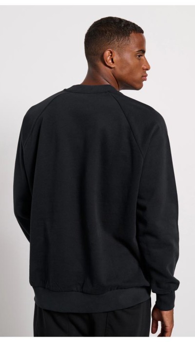 BodyTalk Ανδρική Μακρυμάνικη Μπλούζα Φούτερ Μαύρη