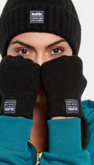 BodyTalk Γυναικεία Γάντια Μαύρα