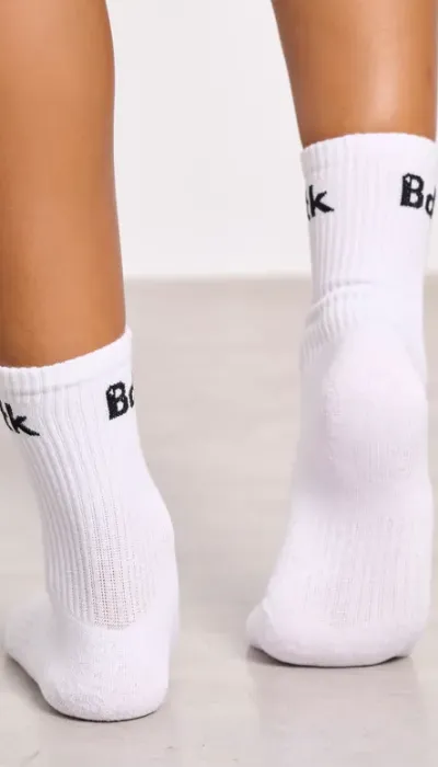 BodyTalk Unisex Κάλτσες Τέννις 2Ζεύγη Άσπρες