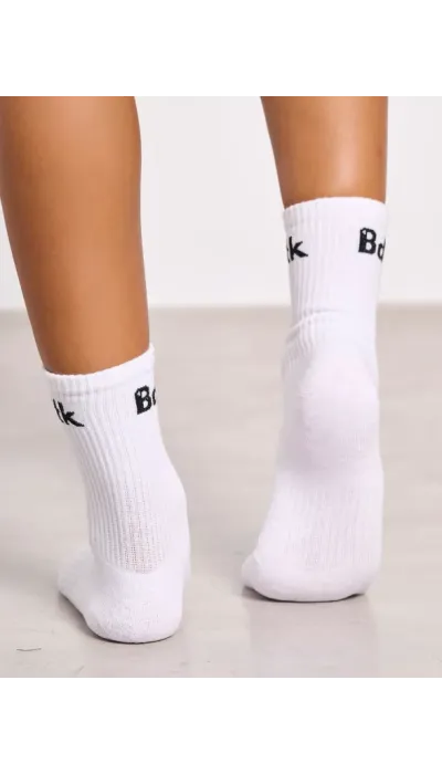 BodyTalk Unisex Κάλτσες Τέννις 2Ζεύγη Άσπρες