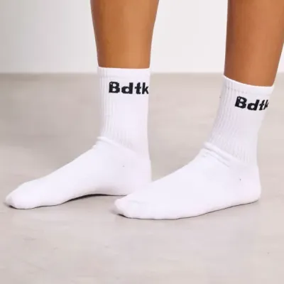 BodyTalk Unisex Κάλτσες Τέννις 2Ζεύγη Άσπρες