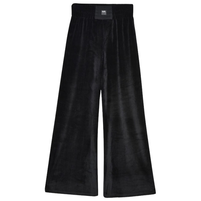 BodyTalk Γυανικεία Παντελόνα Φαρδυά Βελουτέ "Velour" Μαύρη BodyTalk Γυανικεία Παντελόνα Φαρδυά Βελουτέ "Velour" Μαύρη